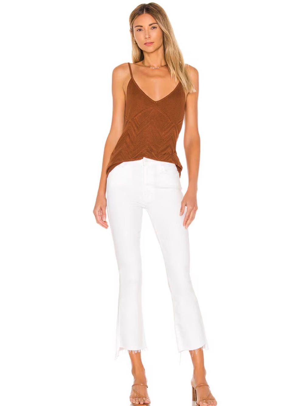 MOTHER Insider Crop Step Fray Jeans in Fairest of Them All Size 27